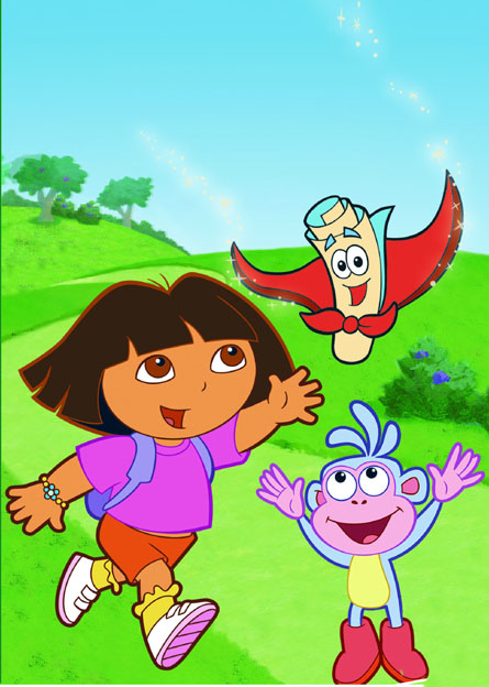 Dora the Explorer - with Boots and the Flying Map