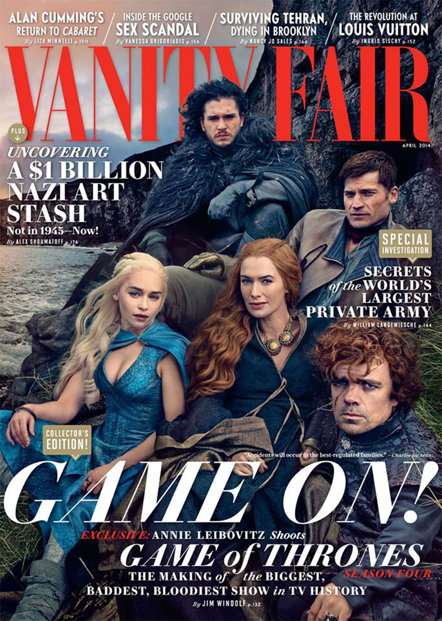 Vanity Fair Does A Game of Thrones Cover