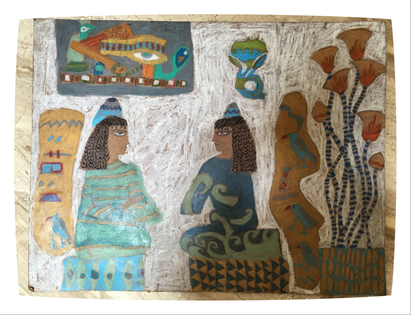 Snubnose creates some Egyptian-inspired art