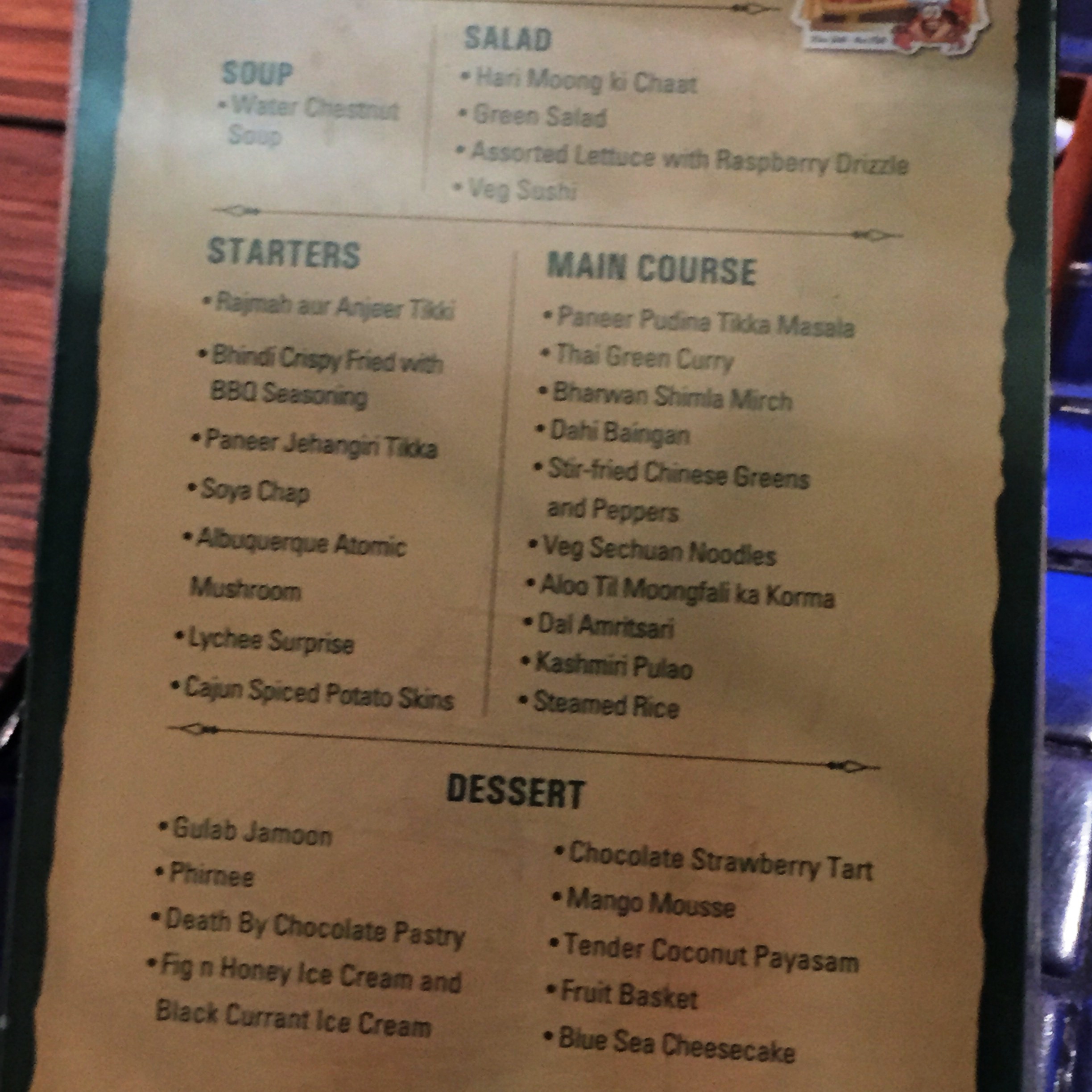 The Extremely Versatile Menu