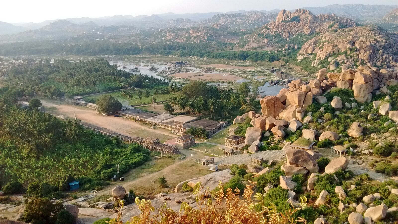 The view of the place from Matanga hill