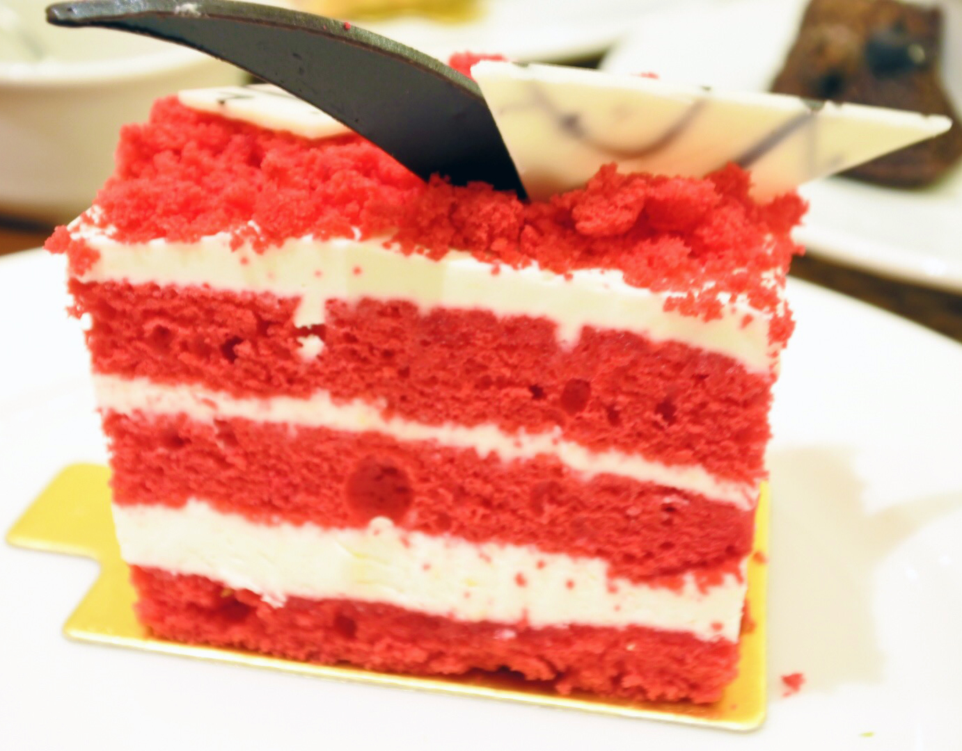 Gargantuan red velvet cake