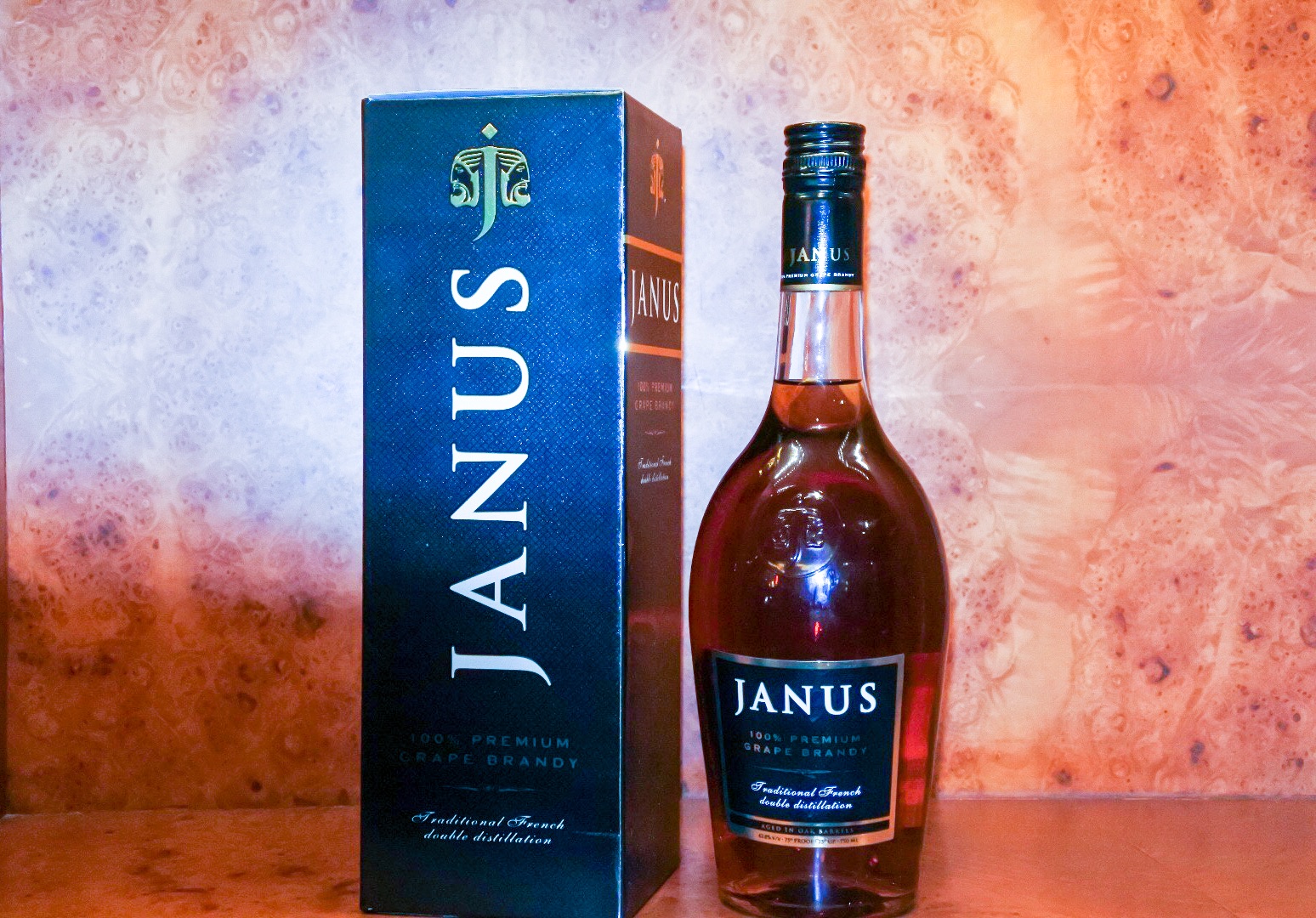 Janus Brandy on display