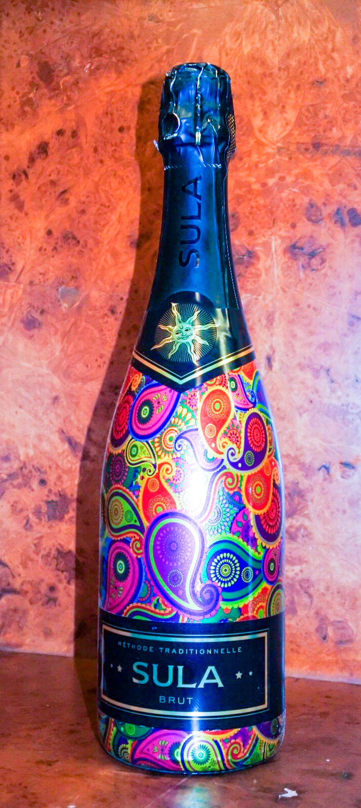 A sparkling white wine from Sula Vineyards