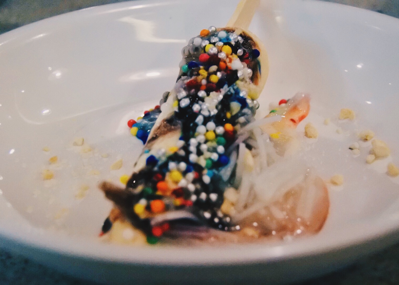 A kulfi with everything on top