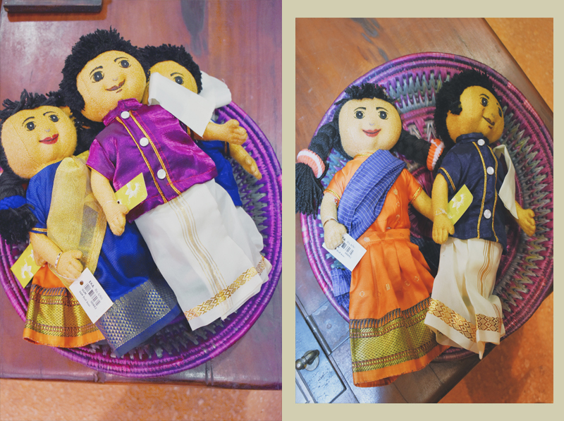 Adorable native South Indian dolls