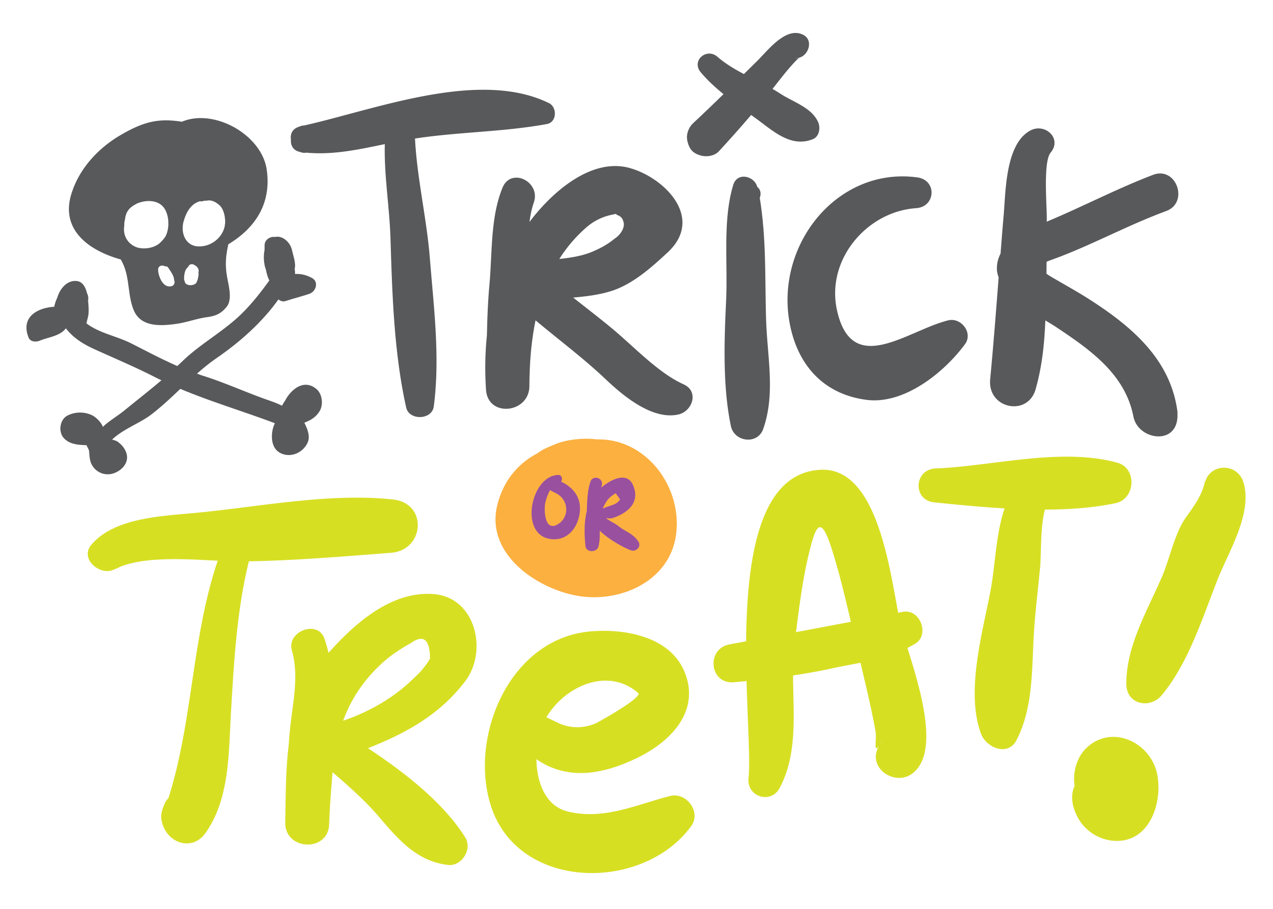 Trick or Treat signs