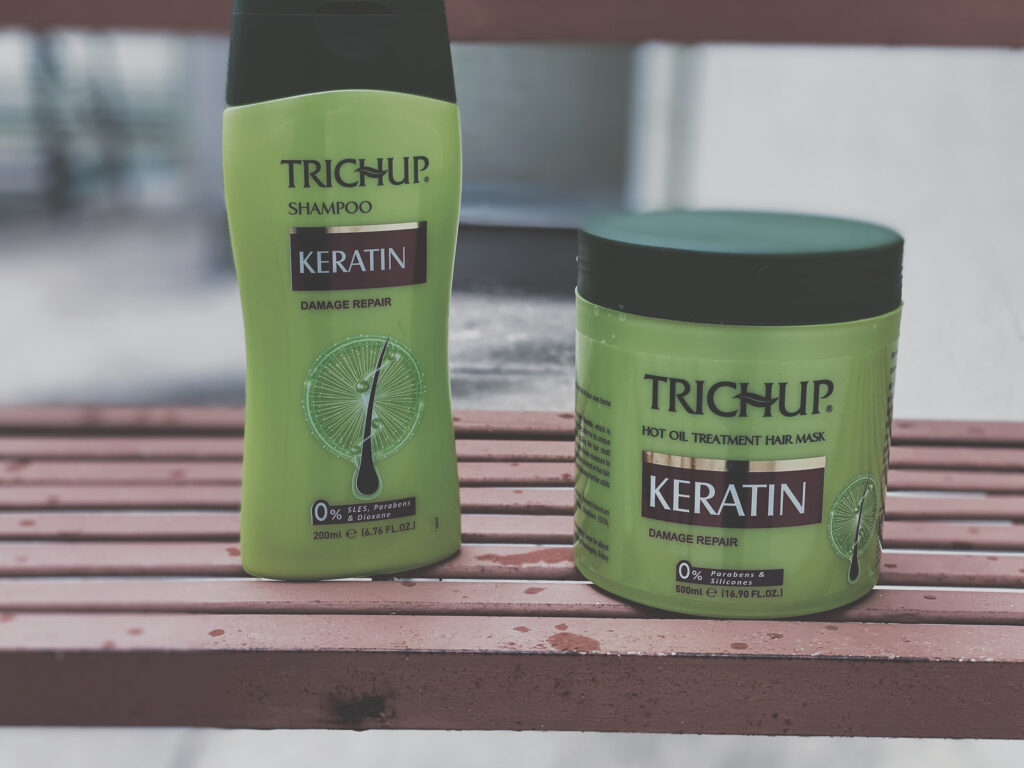 Trichup shampoo and mask