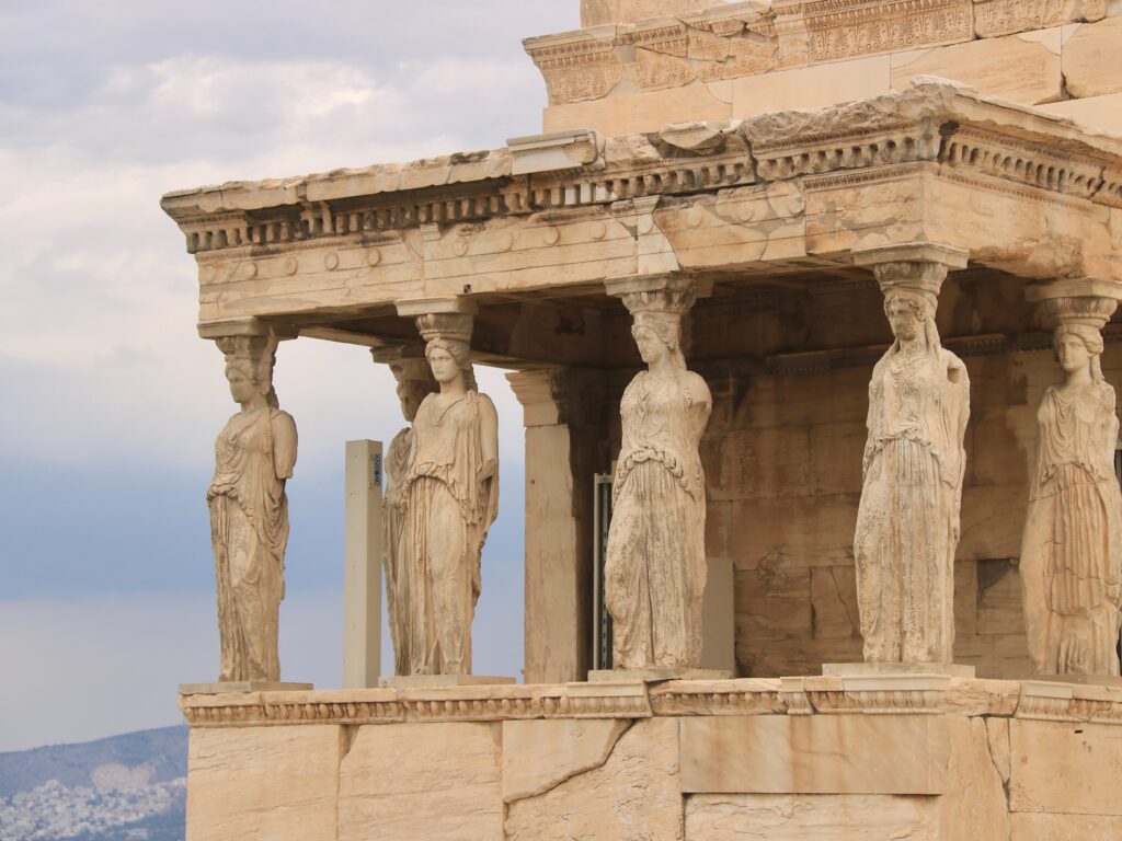 Details of the Caryatids