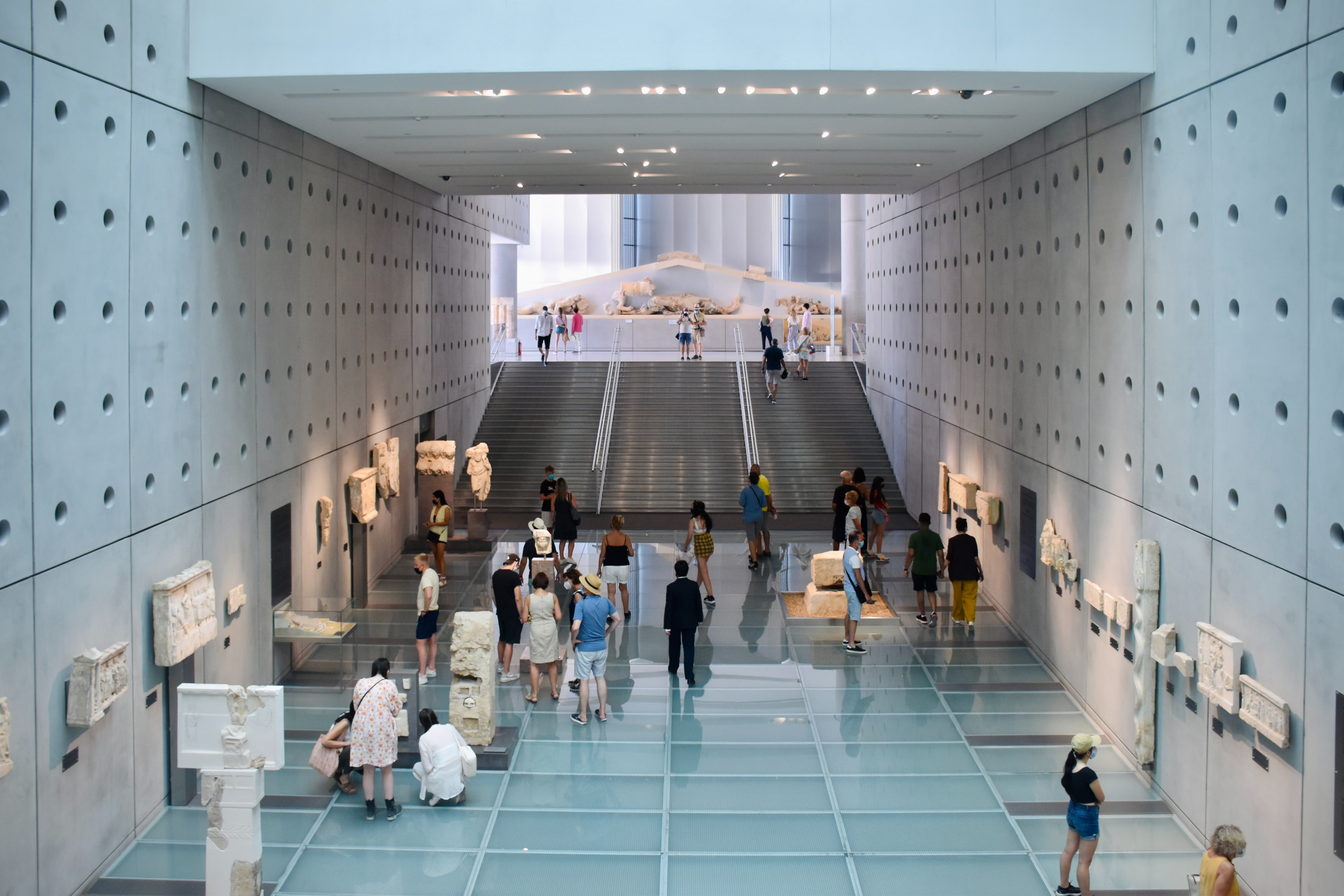 The interior of the Acropolis Museum
