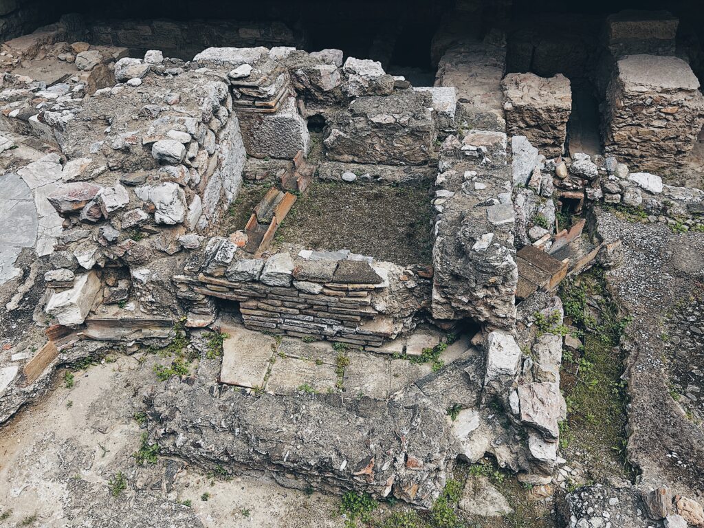 Ancient ruins below the Acropolis museum